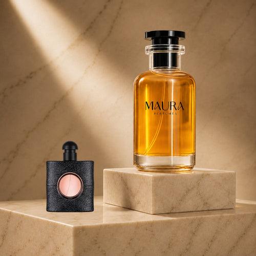 100ml bottle of Maura Black Opium